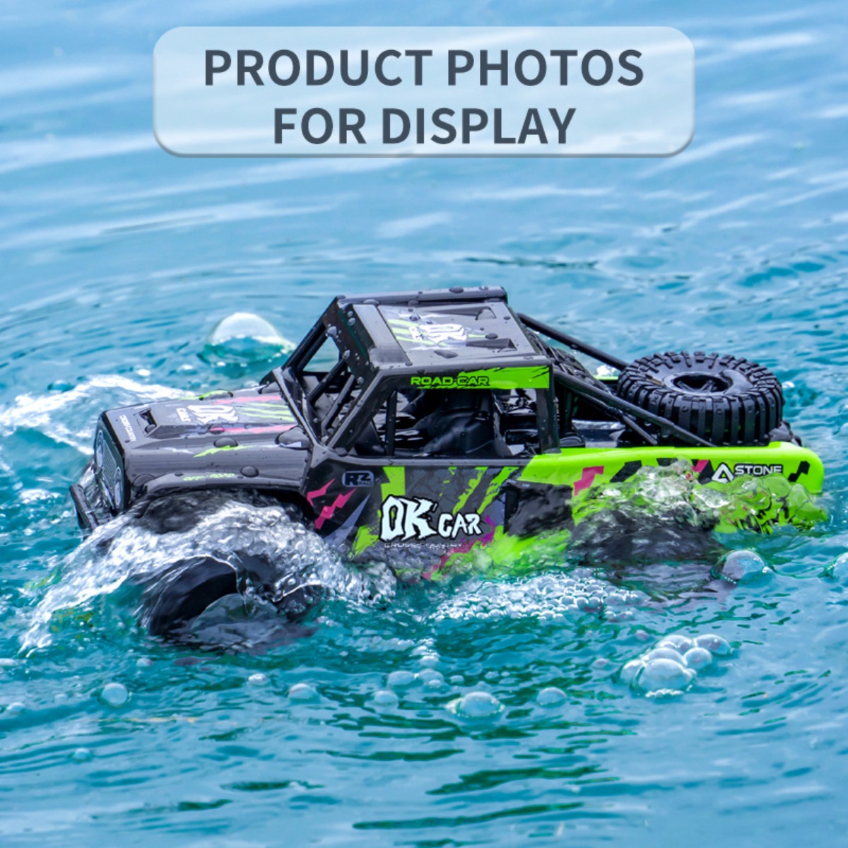 Kids Outdoor Vehicles - Amphibious RC Car 4WD Off-Road Climbing