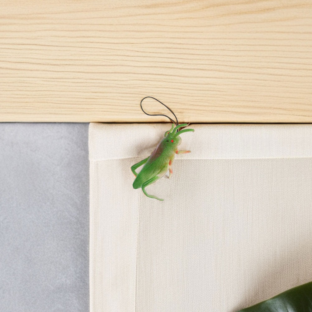 Kids Outdoor Vehicles - 20Pcs Tiny Realistic Grasshopper Figures Soft