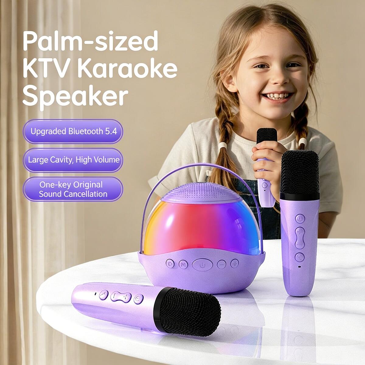 Kids Outdoor Voices - KTV Wireless Speaker with 2 Mics