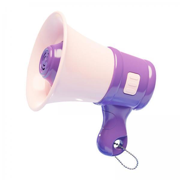 Novelty Mini Megaphone Keychai - Kids Outdoor Voices 评论和价格