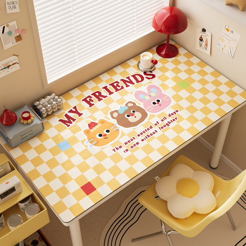 Leather Rectangle Desk Pad for - Kids Outdoor Mat Waterproof 评论和价格