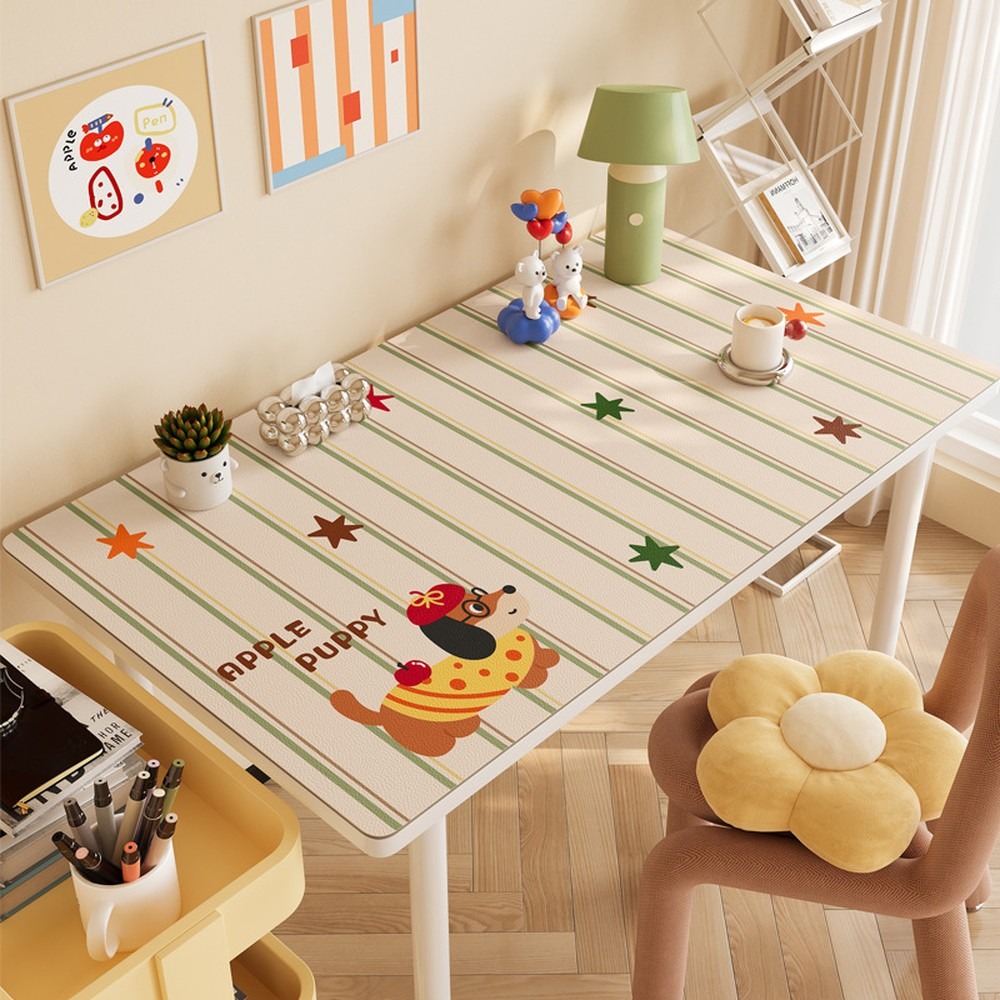 Leather Rectangle Desk Pad for - Kids Outdoor Mat Waterproof 评论和价格