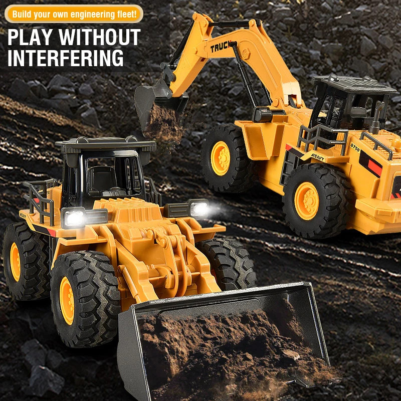 2.4G Alloy Remote Control Exca - Kids Outdoor Vehicles 评论和价格