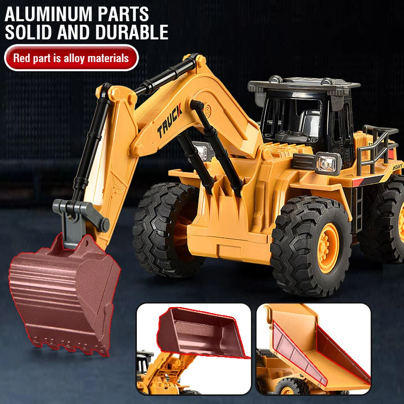 2.4G Alloy Remote Control Exca - Kids Outdoor Vehicles 评论和价格