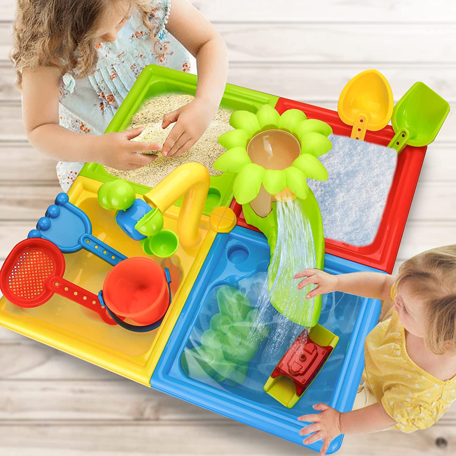 Beach Table Sand Play Toys Chi - Kids Outdoor Play Table 评论和价格