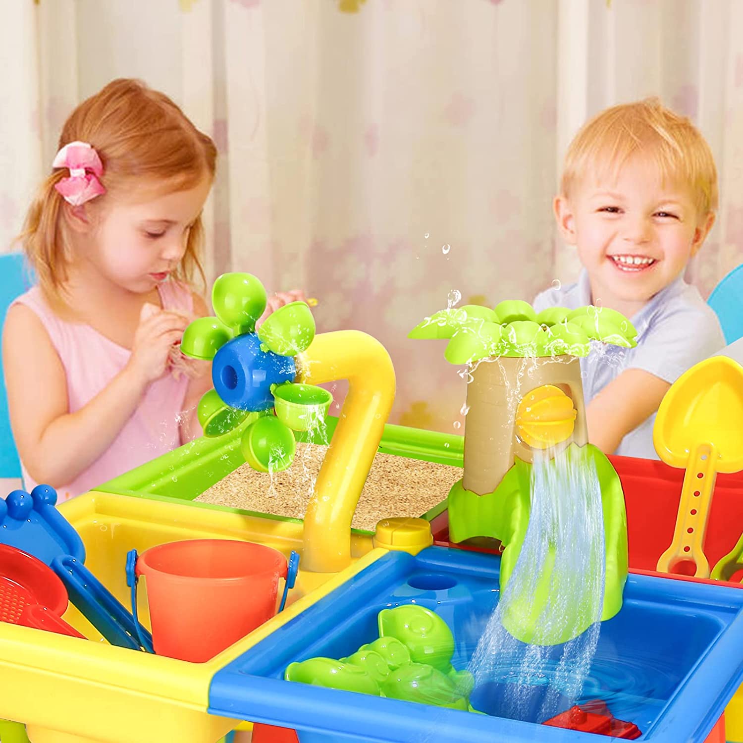 Beach Table Sand Play Toys Chi - Kids Outdoor Play Table 评论和价格
