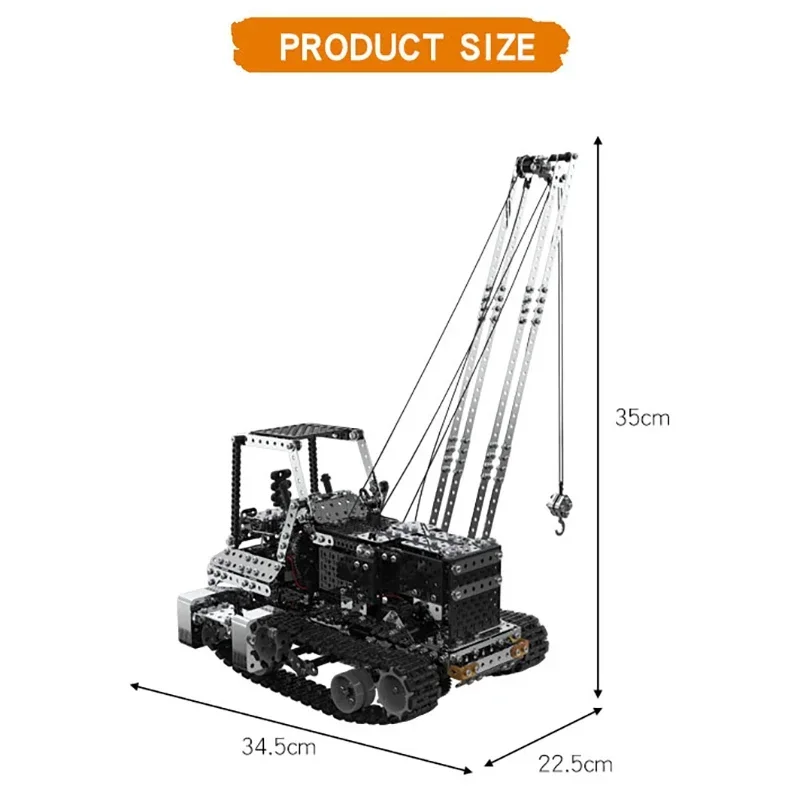 DIY Metal RC Crane Electric Ho - Kids Outdoor Vehicles 评论和价格