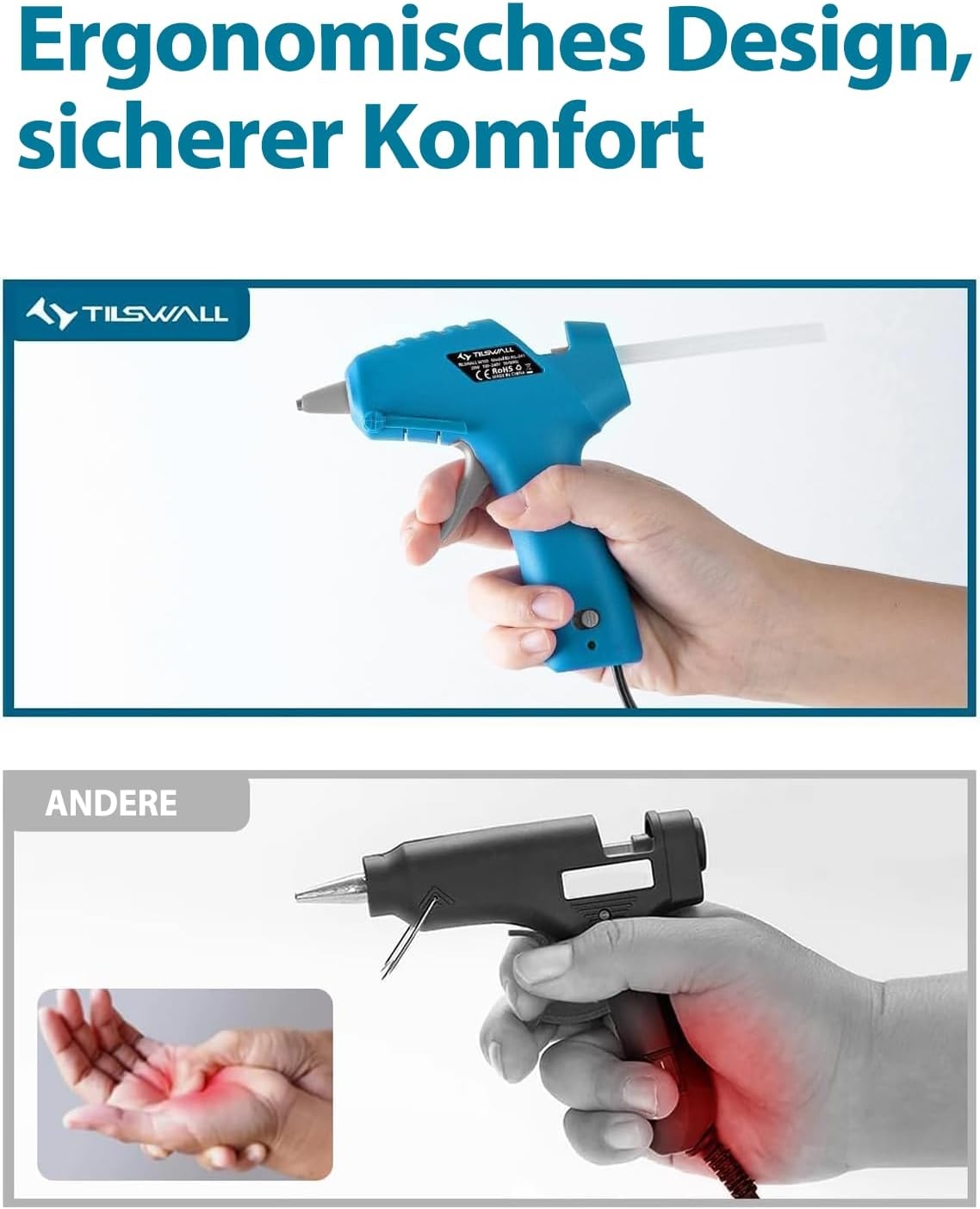 Hot Glue Gun 20W Wired Glue Gu - Sprinkler Splash Pad 评论和价格