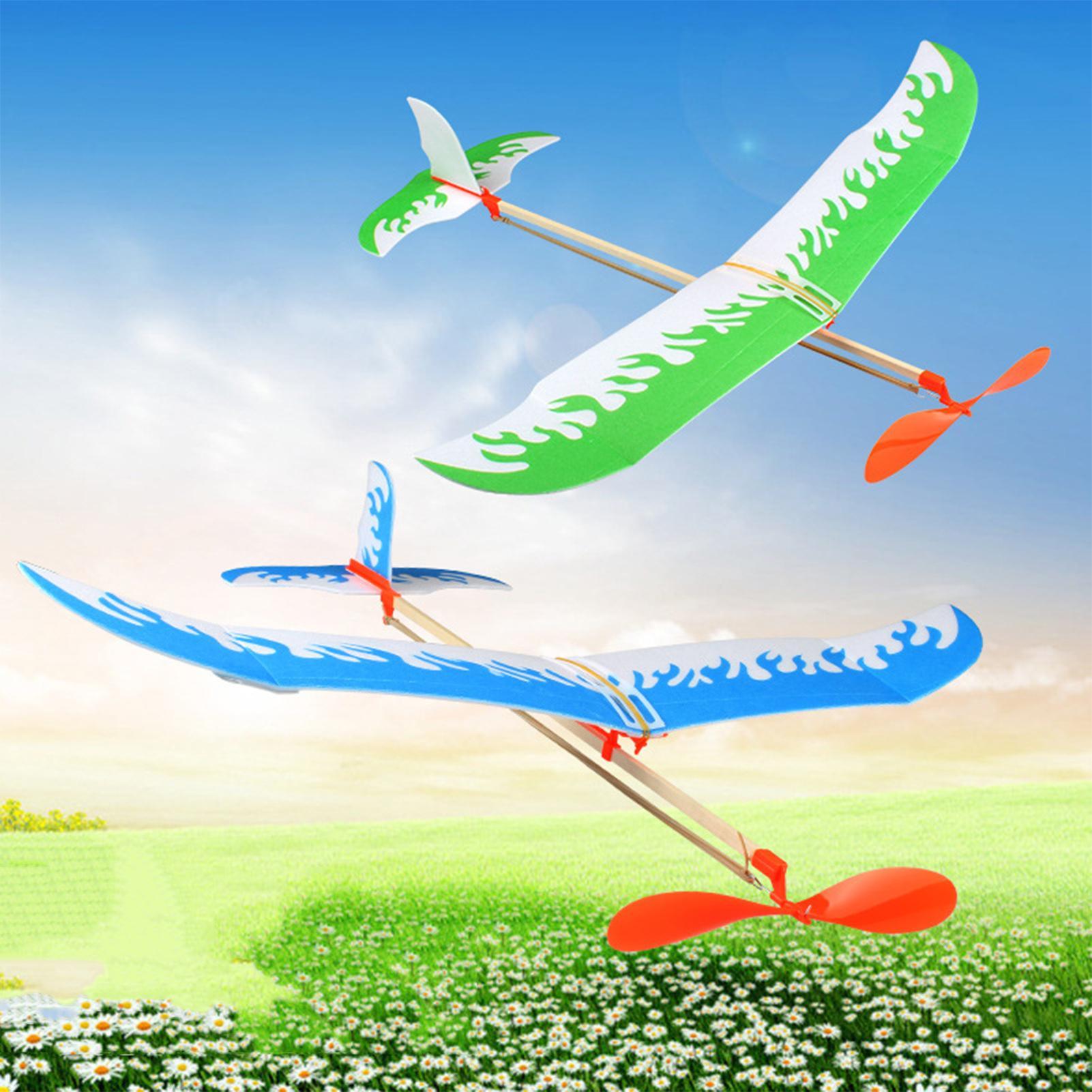 Rubber Band Airplanes Powered  - Kids Outdoor Exercise Equipment 评论和价格
