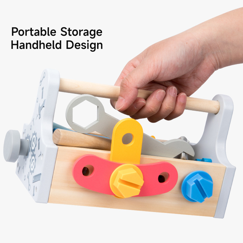 Children Toolbox Wooden Toys D - Kids Outdoor Wooden Playset 评论和价格