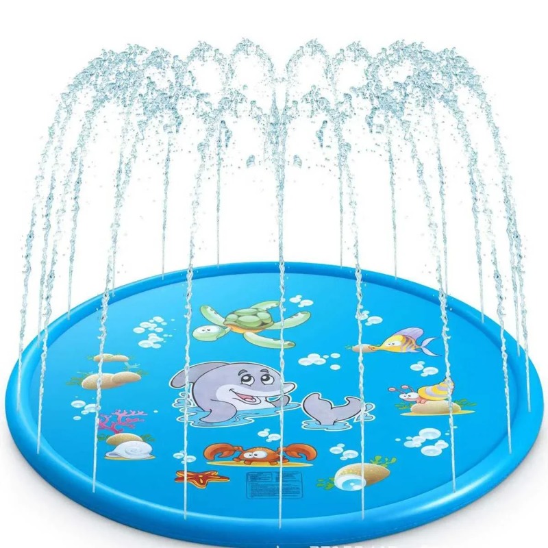 Water Splash Pools Kids Outdoo - Sprinkler Splash Pad 评论和价格