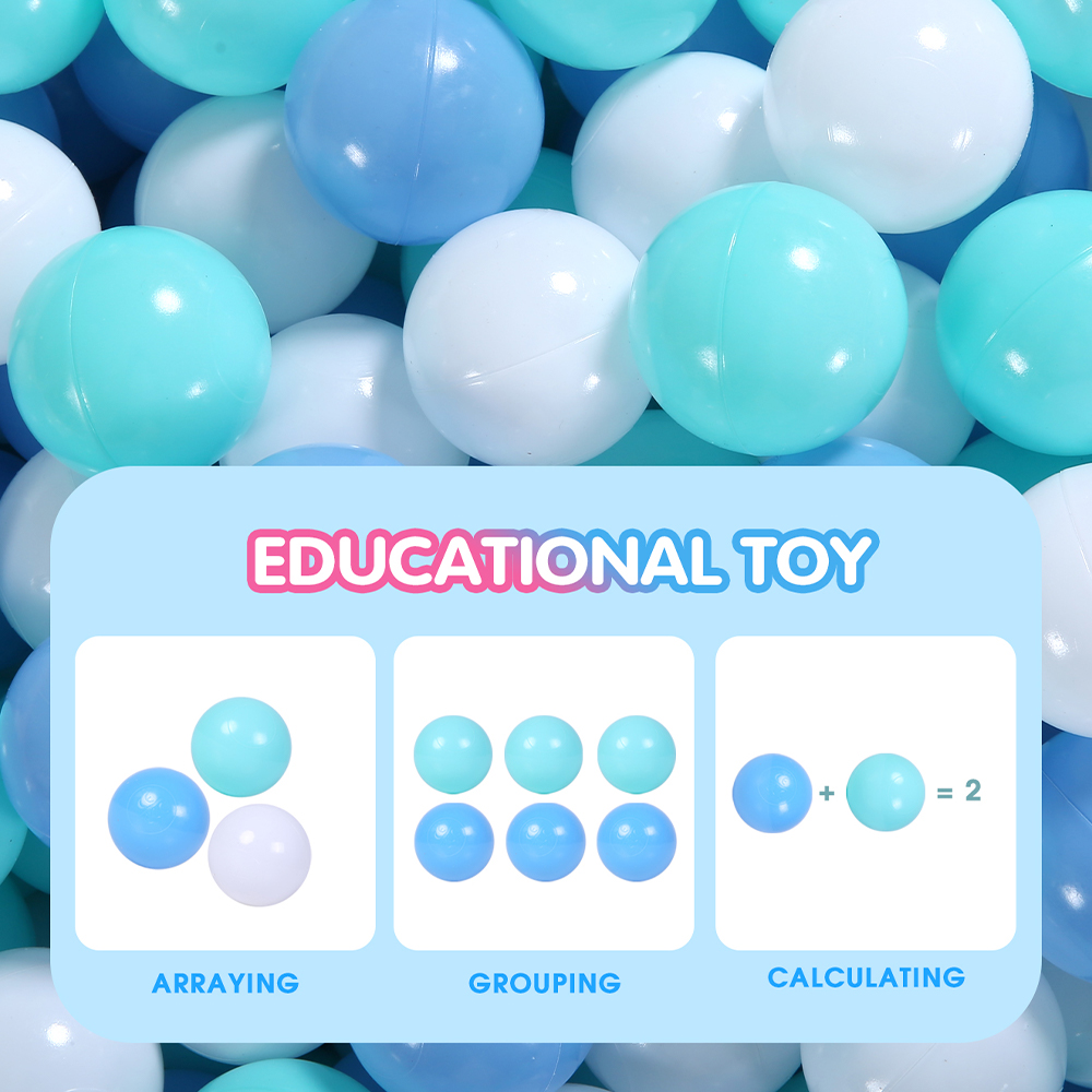 100Pcs Colors Plastic Balls Wa - Kids Outdoor Play Table 评论和价格