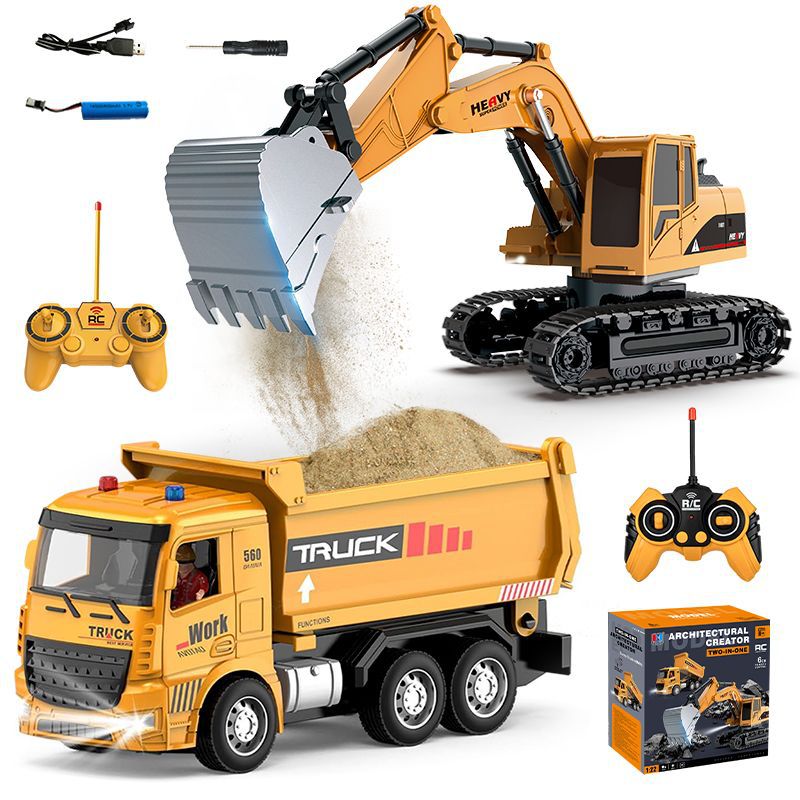Alloy Remote Control Excavator - Kids Outdoor Vehicles 评论和价格