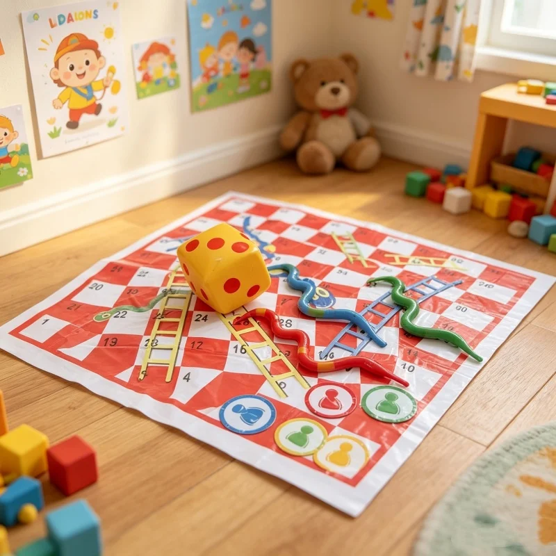 Waterproof Snake Ladder Game M - Kids Outdoor Mat Waterproof 评论和价格