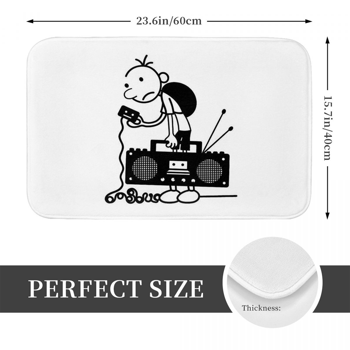 Diary Of A Wimpy Kid Group Non - Kids Outdoor Mat Waterproof 评论和价格