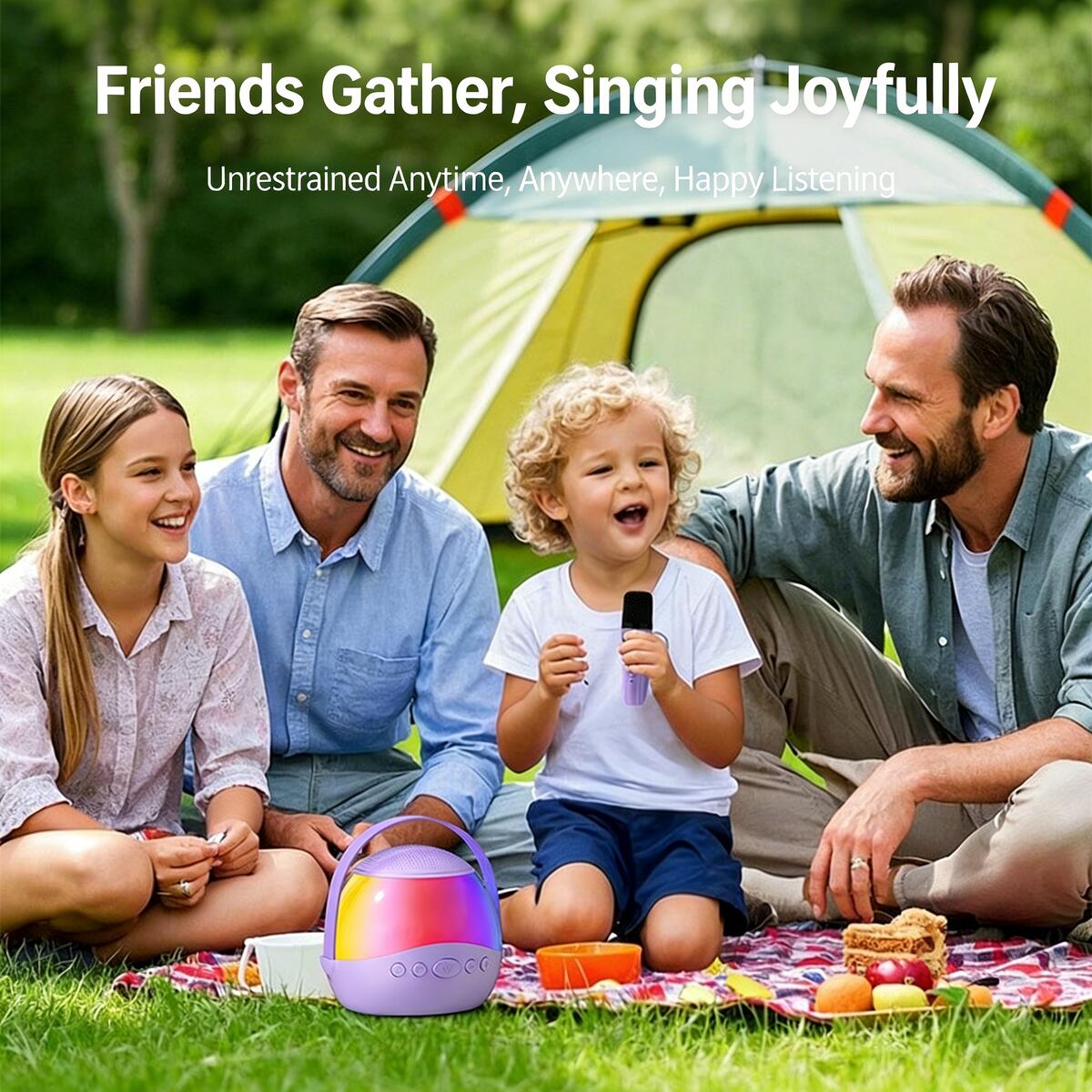 KTV Wireless Speaker with 2 Mi - Kids Outdoor Voices 评论和价格