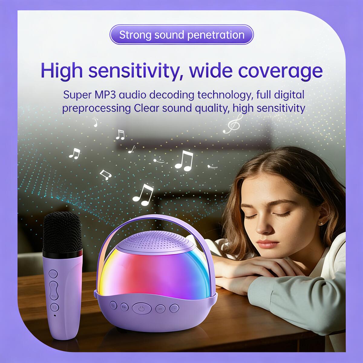 KTV Wireless Speaker with 2 Mi - Kids Outdoor Voices 评论和价格
