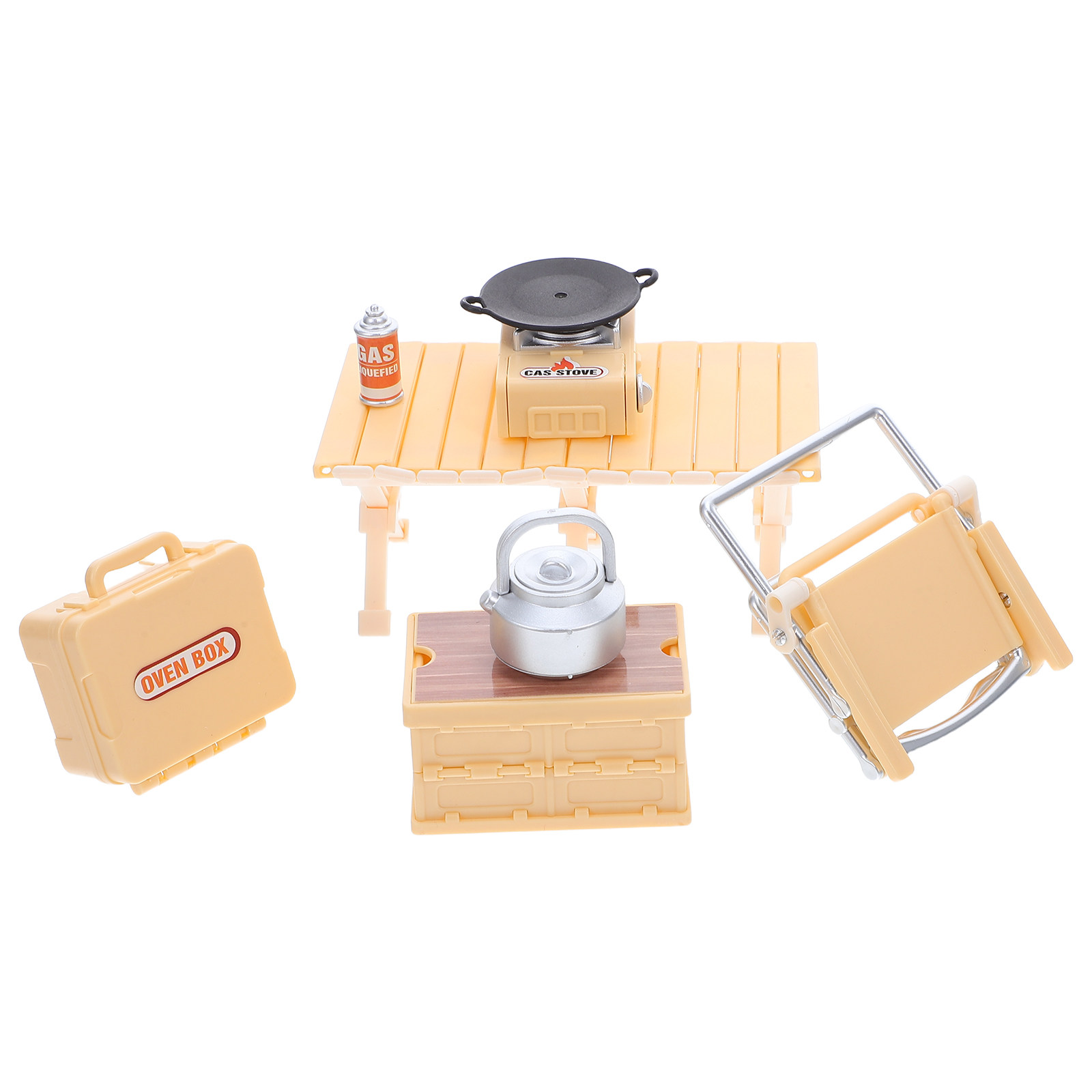 1Set Miniature Camping Furnitu - Kids Outdoor Play Table 评论和价格