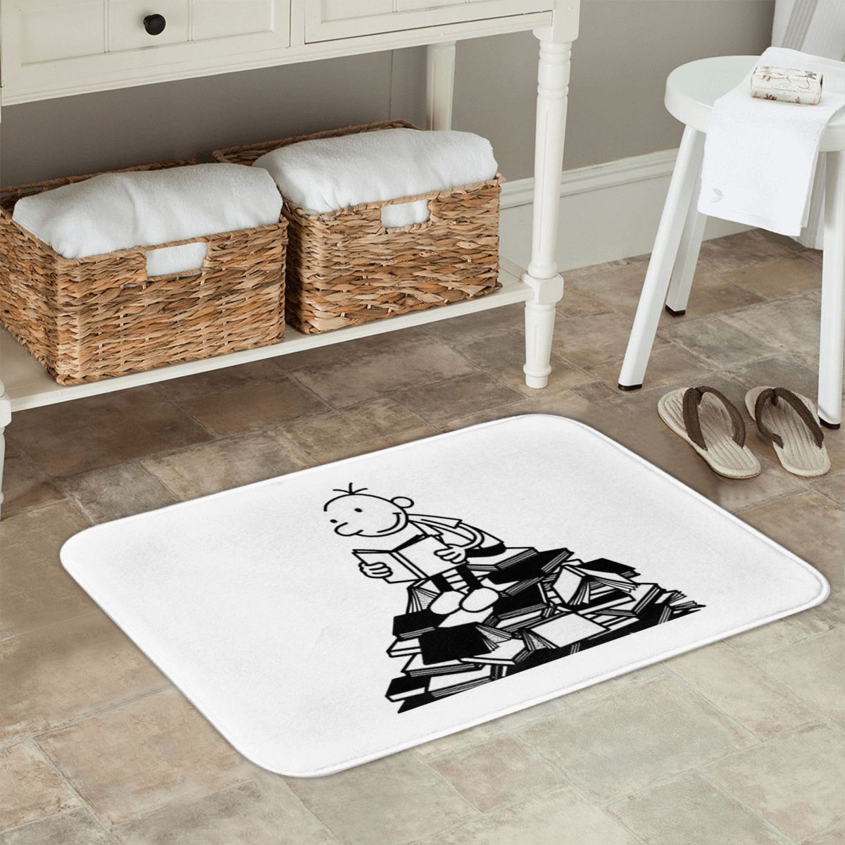 Diary Of A Wimpy Kid Non-slip  - Kids Outdoor Mat Waterproof 评论和价格