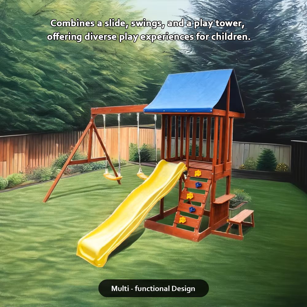 Play Centre - Garden Courtyard - Kids Outdoor Wooden Playset 评论和价格