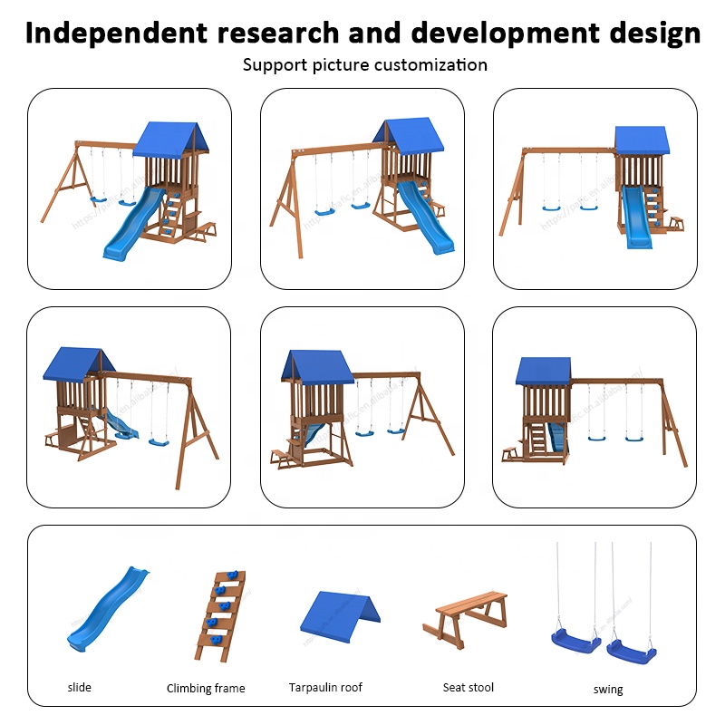 Play Centre - Garden Courtyard - Kids Outdoor Wooden Playset 评论和价格