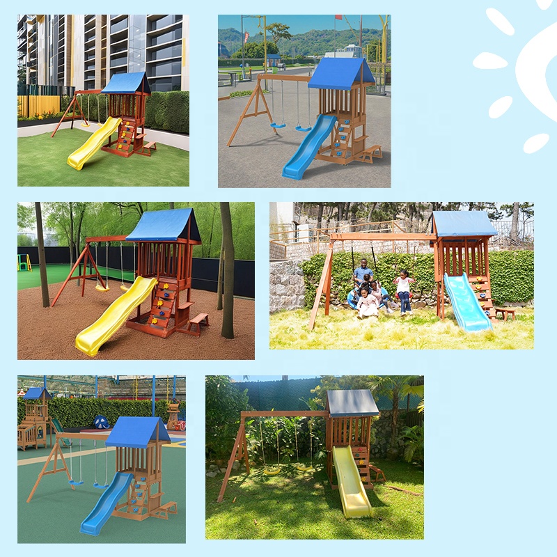 Play Centre - Garden Courtyard - Kids Outdoor Wooden Playset 评论和价格