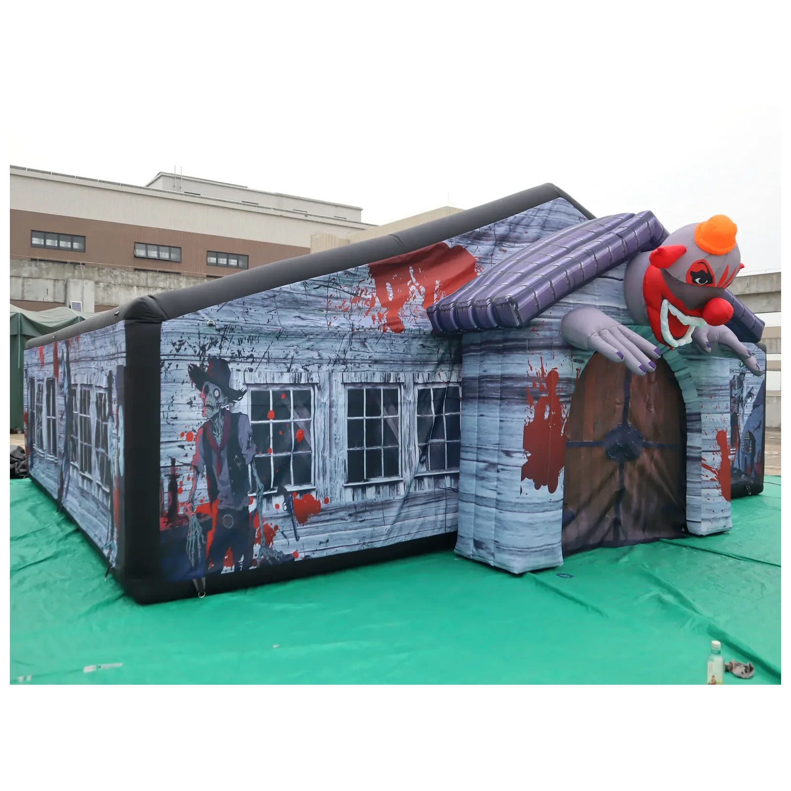 Large Haunted Roofed Inflatabl - Kids Outdoor Venues 评论和价格
