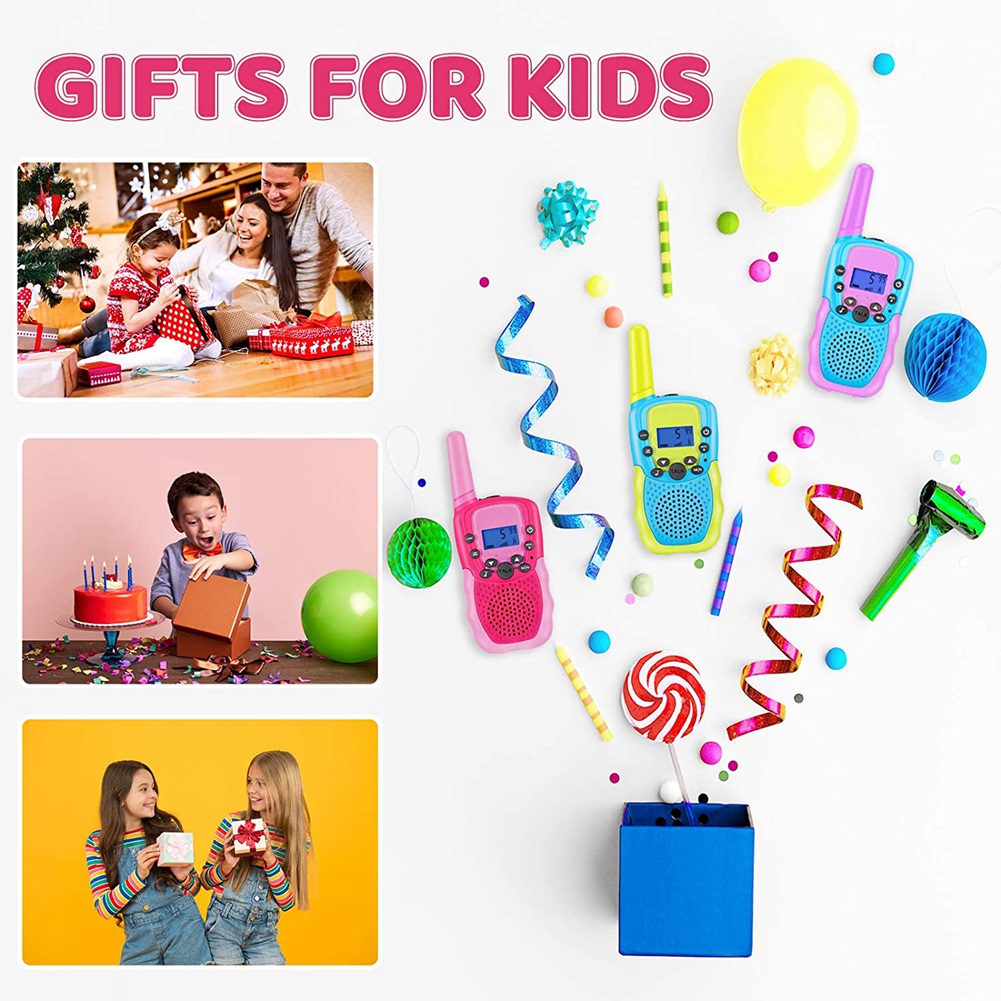 3 PCS Walkie Talkies for Kids, - Kids Outdoor Vehicles 评论和价格